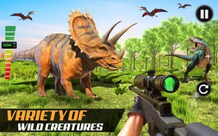 恐龙狩猎野生动物3D图片
