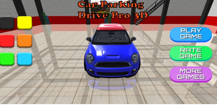 停车场车道专业3D模拟图片