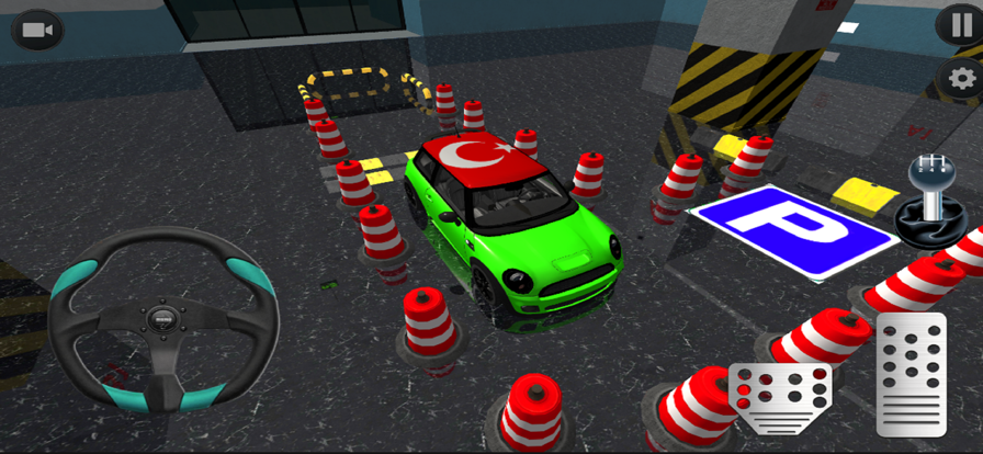 停车场车道专业3D模拟