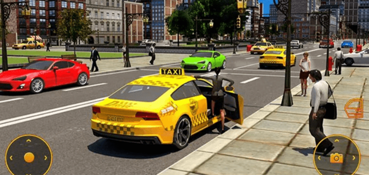 城市出租车模拟图片