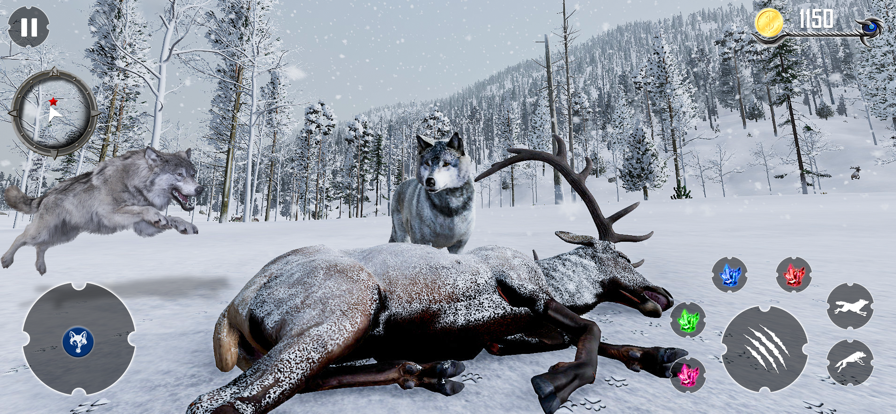 野狼 3d 动物模拟器