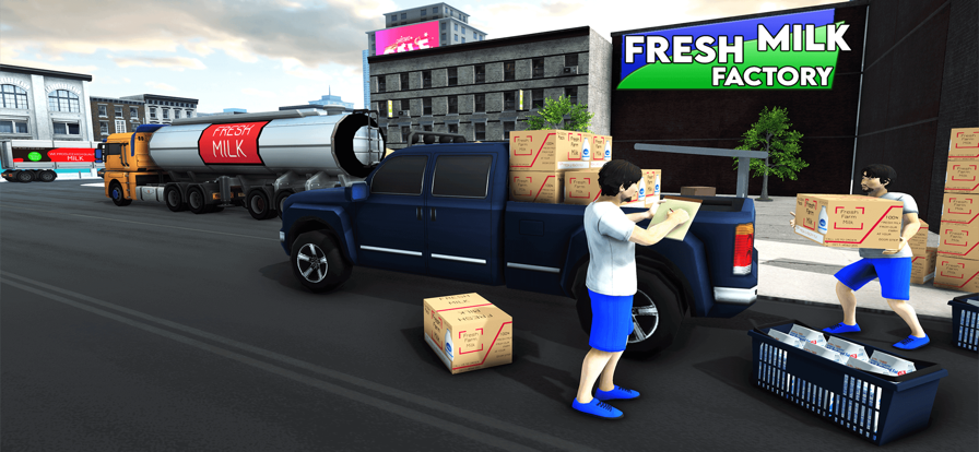 牛奶运输卡车 sim